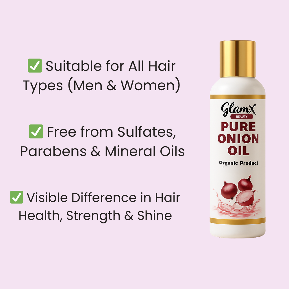 Pure onion oil ( Reduces Hair Fall & Increase Hair Growth )